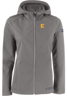 Cutter and Buck East Tennesse State Buccaneers Womens Grey Evoke Light Weight Jacket