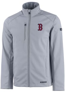 Cutter and Buck Boston Red Sox Mens Grey Evoke Light Weight Jacket