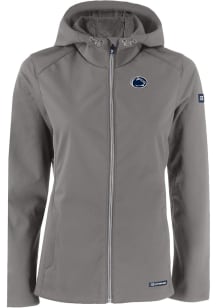 Cutter and Buck Penn State Nittany Lions Womens Grey Evoke Light Weight Jacket