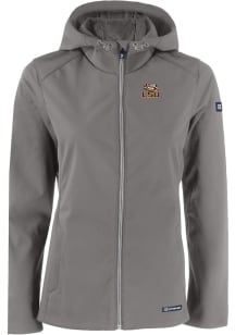 Cutter and Buck LSU Tigers Womens Grey Evoke Light Weight Jacket