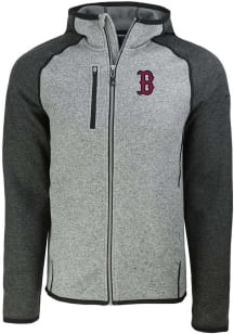 Cutter and Buck Boston Red Sox Mens Grey Mainsail Light Weight Jacket