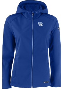 Cutter and Buck Kentucky Wildcats Womens Blue Evoke Light Weight Jacket
