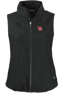 Cutter and Buck Houston Cougars Womens Black Charter Vest