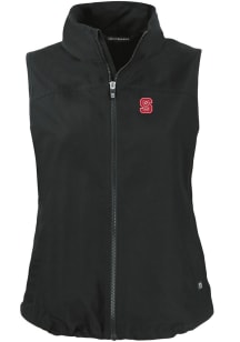 Cutter and Buck NC State Wolfpack Womens Black Charter Vest