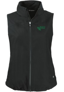Cutter and Buck North Texas Mean Green Womens Black Charter Vest