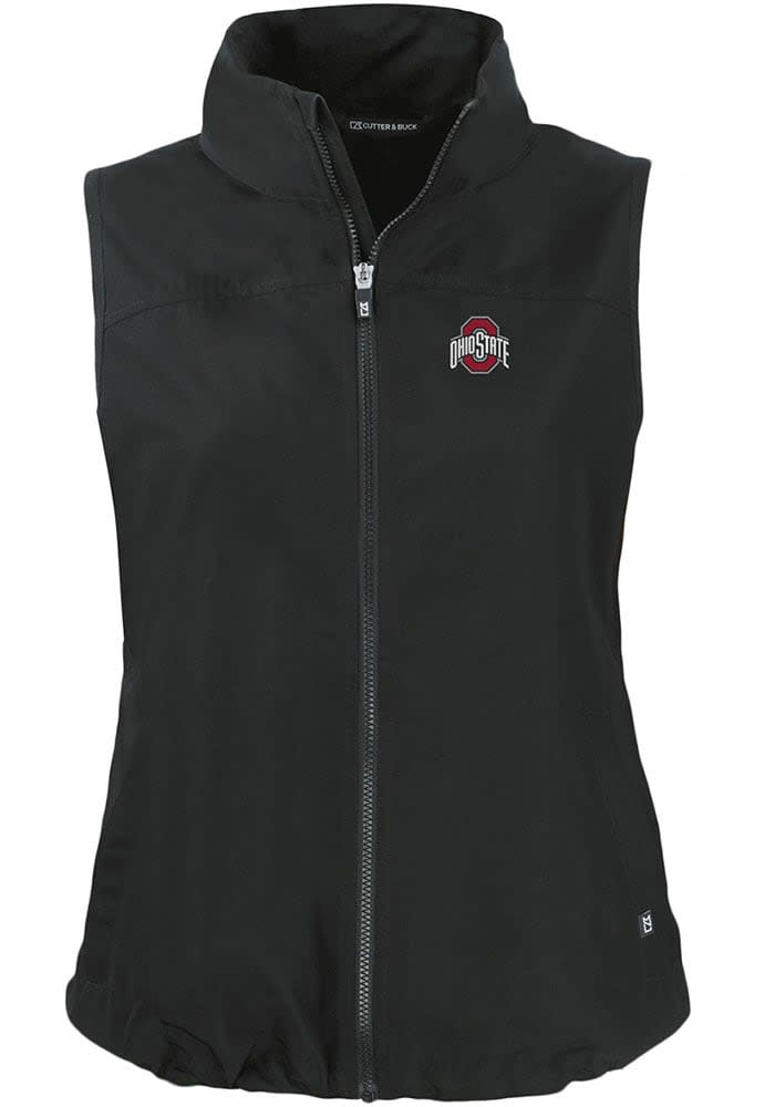 Cutter and Buck Ohio State Buckeyes Womens Solid Charter Vest