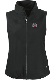 Cutter and Buck Ohio State Buckeyes Womens Black Charter Vest