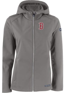 Cutter and Buck Boston Red Sox Womens Grey Evoke Light Weight Jacket