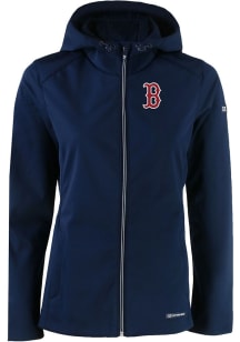 Cutter and Buck Boston Red Sox Womens Navy Blue Evoke Light Weight Jacket