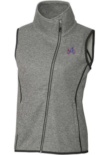 Cutter and Buck Atlanta Braves Womens Grey City Connect Mainsail Vest