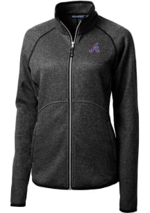 Cutter and Buck Atlanta Braves Womens Charcoal City Connect Mainsail Light Weight Jacket