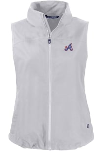 Cutter and Buck Atlanta Braves Womens Grey City Connect Charter Vest