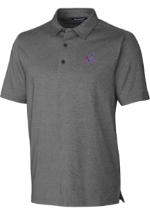 Cutter and Buck Atlanta Braves Mens Charcoal City Connect Forge Short Sleeve Polo