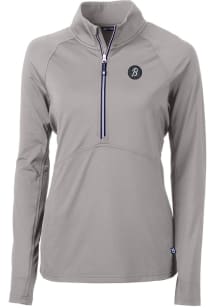 Cutter and Buck Baltimore Orioles Womens Grey City Connect Adapt Eco 1/4 Zip Pullover