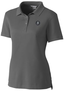 Cutter and Buck Baltimore Orioles Womens Grey City Connect Advantage Short Sleeve Polo Shirt