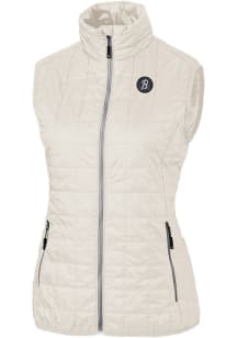 Cutter and Buck Baltimore Orioles Womens White City Connect Rainier PrimaLoft Vest