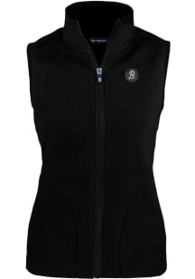 Cutter and Buck Baltimore Orioles Womens Black City Connect Cascade Sherpa Vest