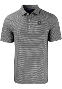 Cutter and Buck Baltimore Orioles Mens Black City Connect Forge Double Stripe Short Sleeve Polo