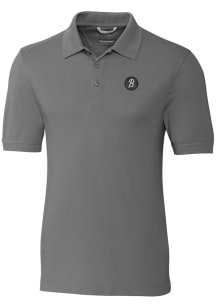 Cutter and Buck Baltimore Orioles Mens Grey City Connect Advantage Short Sleeve Polo