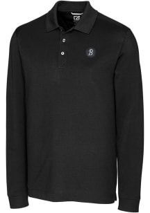 Cutter and Buck Baltimore Orioles Mens Black City Connect Advantage Long Sleeve Polo Shirt