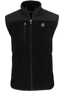 Cutter and Buck Baltimore Orioles Mens Black City Connect Cascade Sherpa Sleeveless Jacket