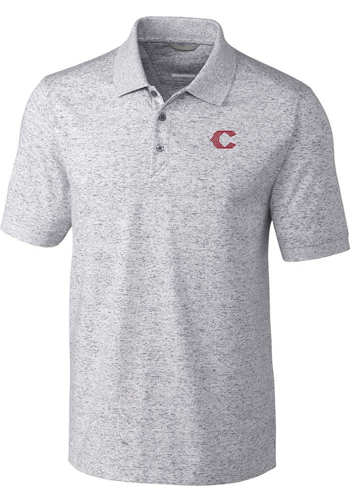 Cutter and Buck Cincinnati Reds City Connect Space Dye Big Tall Polo