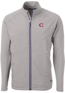 Cutter and Buck Cincinnati Reds Mens Grey City Connect Adapt Eco Light Weight Jacket