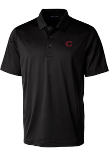 Cutter and Buck Cincinnati Reds Mens Black City Connect Prospect Short Sleeve Polo