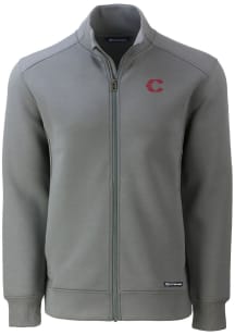 Cutter and Buck Cincinnati Reds Mens Grey City Connect Roam Light Weight Jacket