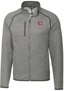 Cutter and Buck Cincinnati Reds Mens Grey City Connect Mainsail Medium Weight Jacket