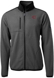Cutter and Buck Cincinnati Reds Mens Grey City Connect Cascade Sherpa Light Weight Jacket