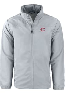 Cutter and Buck Cincinnati Reds Mens Grey City Connect Charter Eco Light Weight Jacket