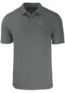 Cutter and Buck Chicago White Sox Mens Charcoal Forge Short Sleeve Polo