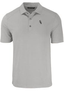 Cutter and Buck Chicago White Sox Mens Grey Forge Short Sleeve Polo