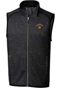 Cutter and Buck Seattle Mariners Big and Tall Charcoal City Connect Mainsail Mens Vest