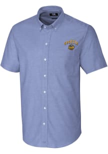 Cutter and Buck Seattle Mariners Mens Blue City Connect Stretch Oxford Big and Tall T-Shirt