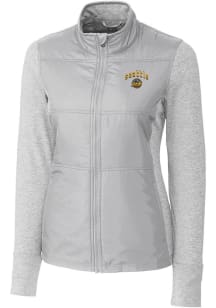 Cutter and Buck Seattle Mariners Womens Grey City Connect Stealth Medium Weight Jacket