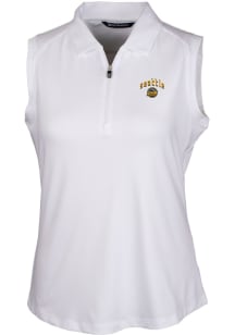 Cutter and Buck Seattle Mariners Womens White City Connect Forge Polo Shirt