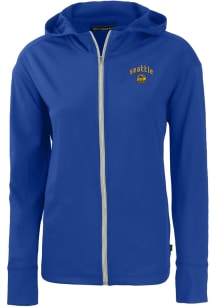 Cutter and Buck Seattle Mariners Womens Blue City Connect Daybreak Light Weight Jacket