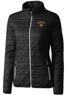 Cutter and Buck Seattle Mariners Womens Black City Connect Rainier PrimaLoft Filled Jacket