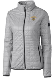 Cutter and Buck Seattle Mariners Womens Grey City Connect Rainier PrimaLoft Filled Jacket