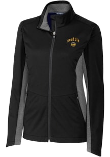Cutter and Buck Seattle Mariners Womens Black City Connect Navigate Light Weight Jacket