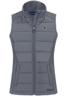 Cutter and Buck Chicago White Sox Womens Grey Evoke Vest