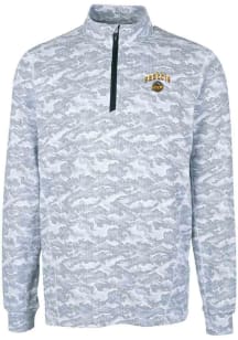 Cutter and Buck Seattle Mariners Mens Charcoal City Connect Traverse Long Sleeve 1/4 Zip Pullove..