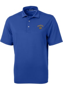 Cutter and Buck Seattle Mariners Mens Blue City Connect Virtue Eco Pique Short Sleeve Polo