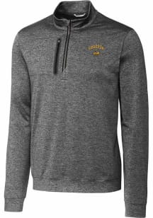 Cutter and Buck Seattle Mariners Mens Charcoal City Connect Stealth Long Sleeve 1/4 Zip Pullover