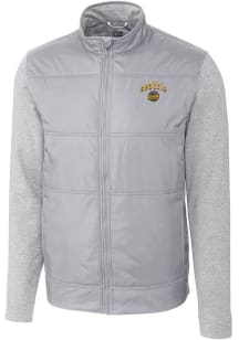 Cutter and Buck Seattle Mariners Mens Grey City Connect Stealth Medium Weight Jacket