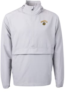 Cutter and Buck Seattle Mariners Mens Grey City Connect Charter Eco Pullover Jackets