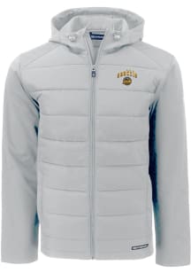 Cutter and Buck Seattle Mariners Mens Charcoal City Connect Evoke Hood Heavyweight Jacket