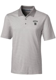 Cutter and Buck Texas Rangers Grey City Connect Forge Tonal Stripe Big and Tall Polo